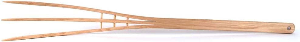Bent Wood Hay Fork, Vintage Antique Style Amish Made Lightweight Pitch Fork, 48"