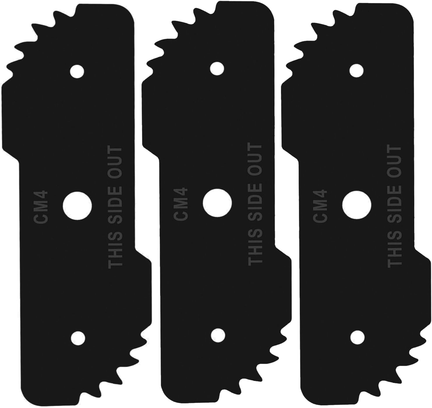 243801-02 Edger Blade Compatible with Black & Decker LE750, LE710, LE760 Lawn Edger Craftsman Model CMEED400 243801-00, 243797-00, 40-519 EH1000 Type 5 12 AMP Edge Hog Edger (Pack of 3)