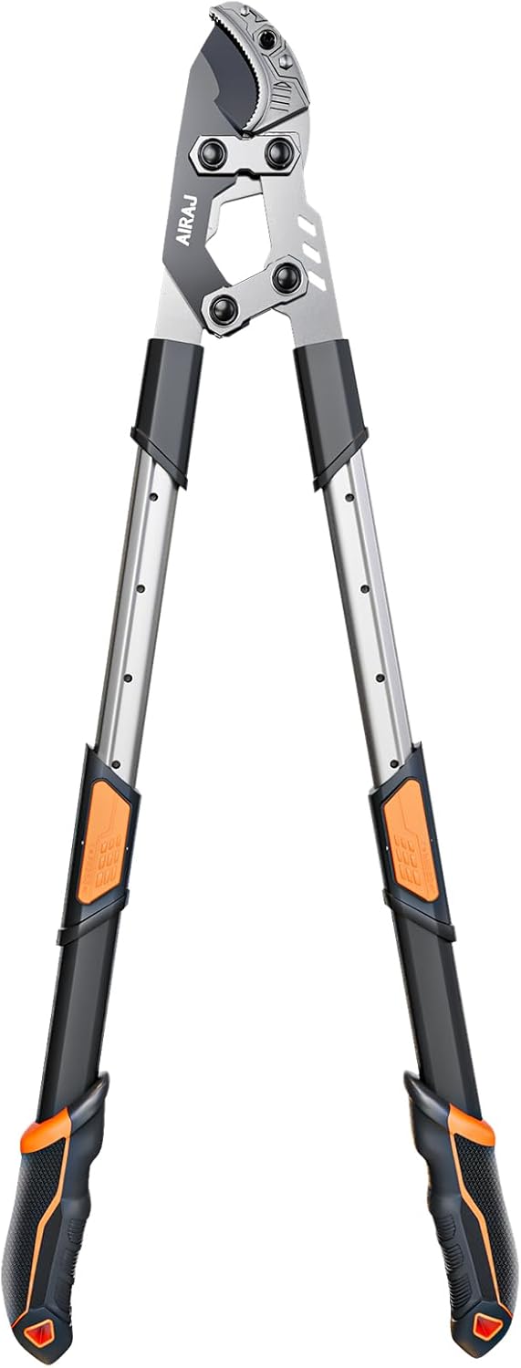 AIRAJ 27” Anvil Loppers for Tree Trimming Heavy Duty with Compound Action | Tree Branch Cutter with 2 Inch Cutting Capacity | Chops Thick Branches Ease | Garden Lopper Pruning Shears Heavy Duty