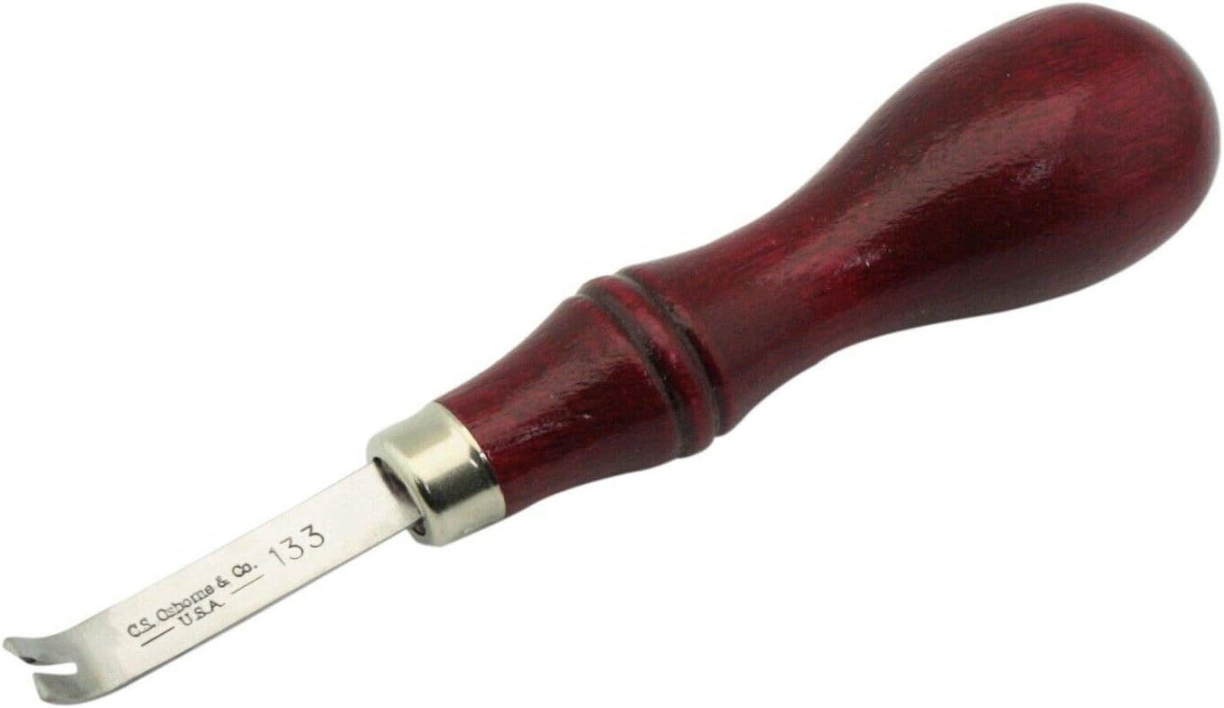 C.S. Osborne Western Edge Tool (Straight Shank) #133-S Size 00 to 4 Edger
