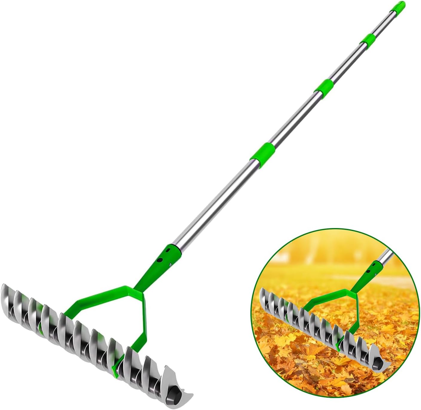 67Inch Thatch for Lawns, Manual Dethatcher, Dethatching for Lawns, Grass Thatching for Lawns, Thatcher for Lawn, Dethatch, Grass Thatching