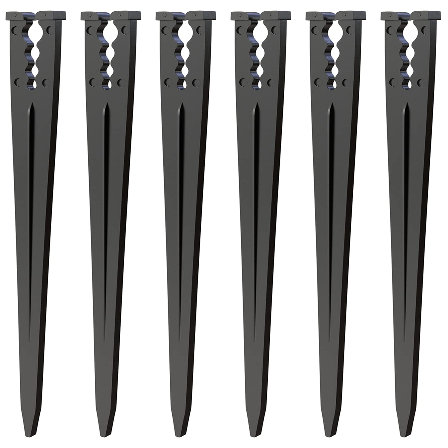 100 Pcs Drip Irrigation Stakes for 1/8" 1/4" Inch Tubing Hose Irrigation Support Stakes for Gardening Patio Lawn