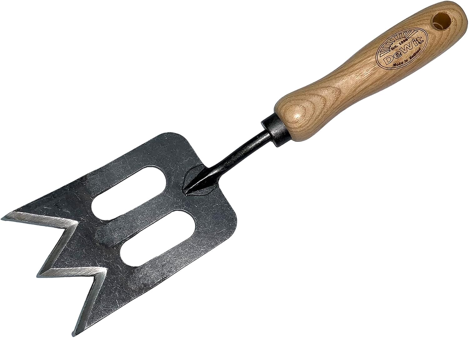 DeWit Hand Spork Multi-Tool - Tempered Boron Steel, Trowel, Fork, and Hoe in On