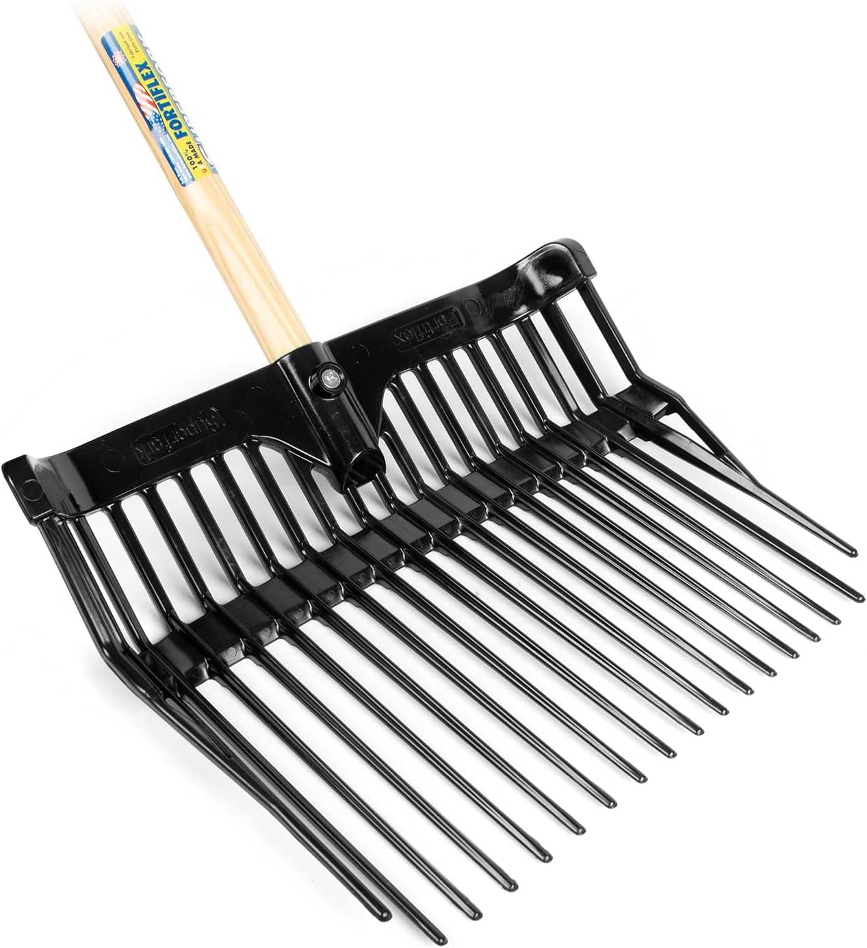 FORTEX Industries 1308181, Black 377749-1003 Superfork Plastic Stall Fork