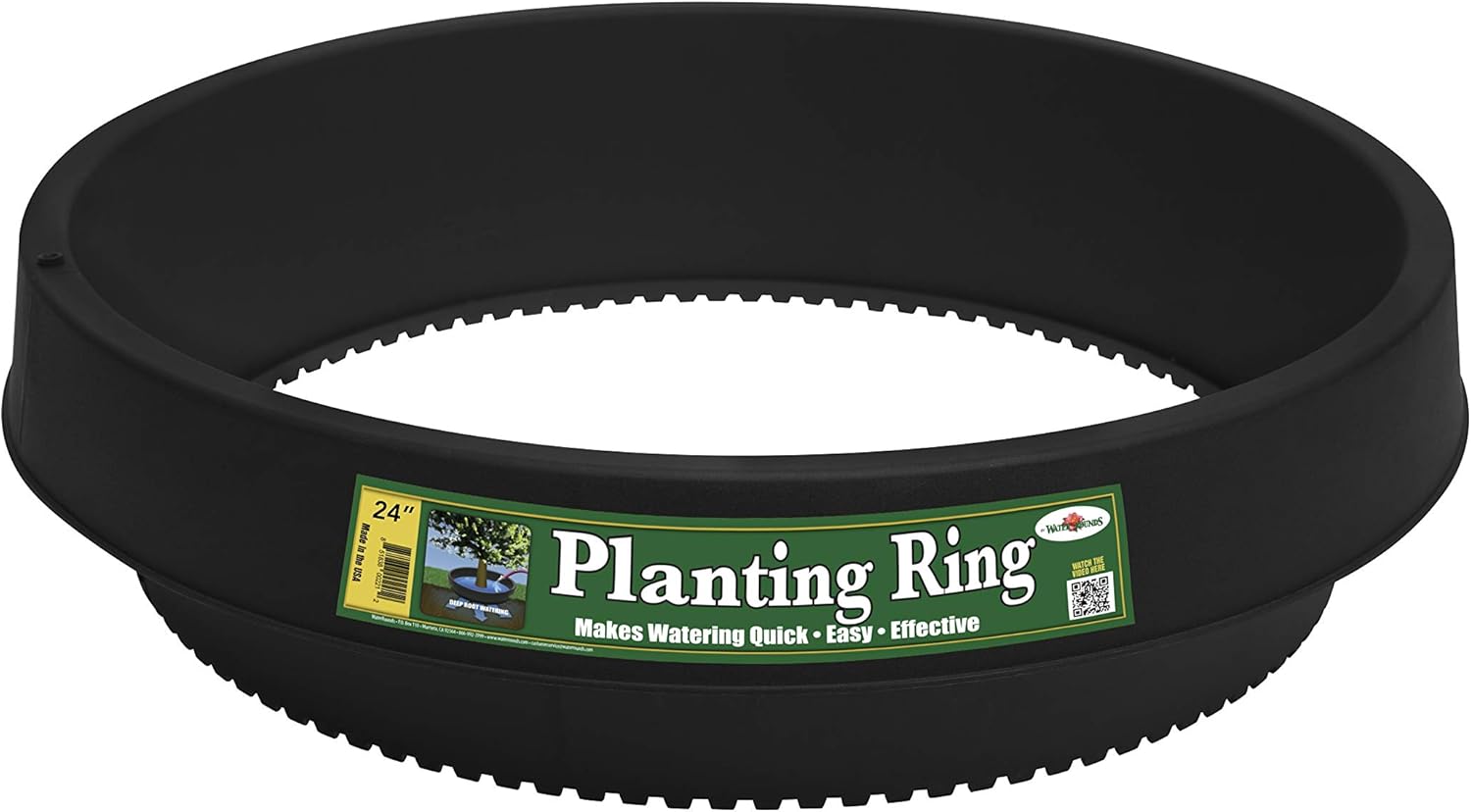 12 Pack of 24 in Planting Rings. Edging and Water Retention. Protects Trees and Separates Rock, Mulch and Grass